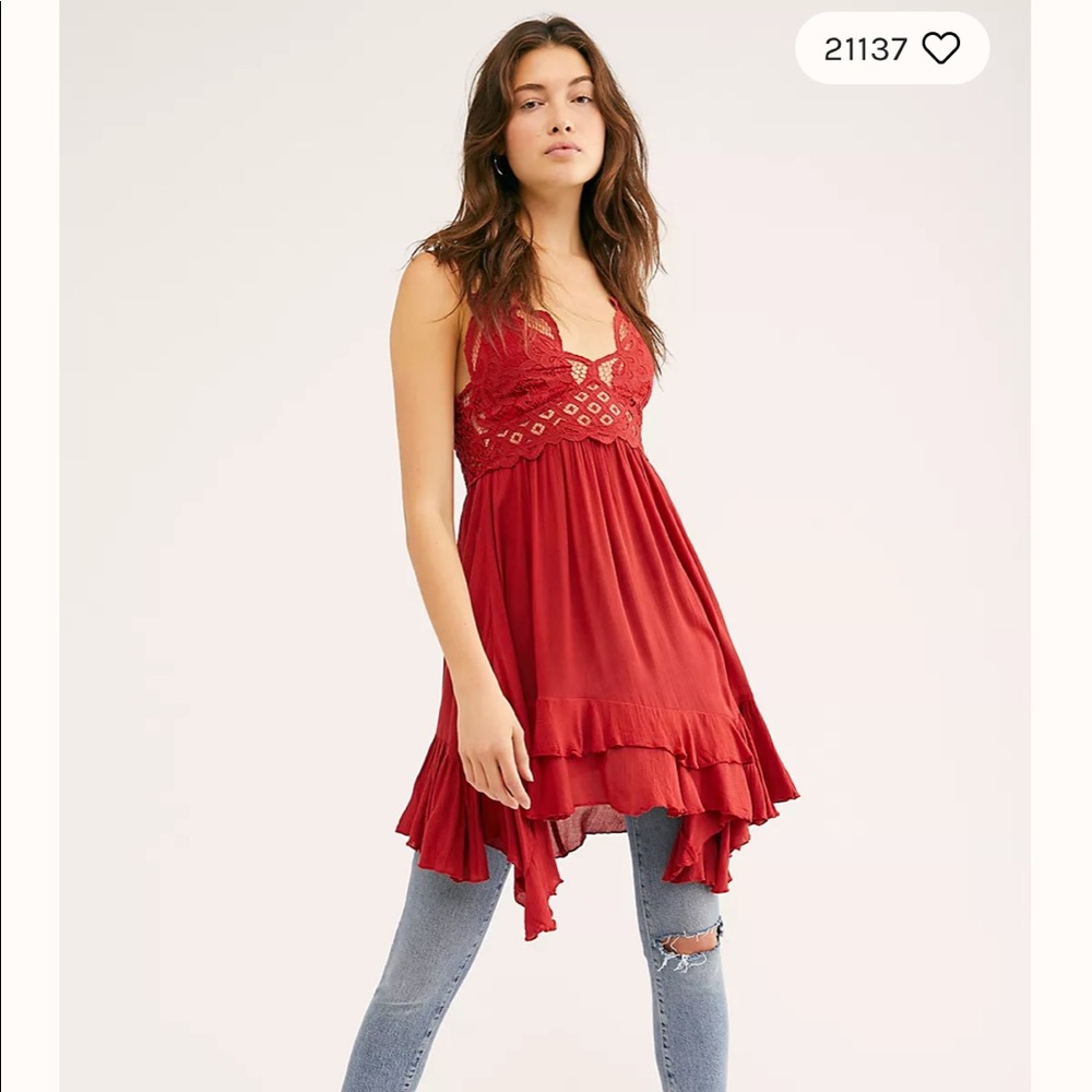 Free People Adella Slip Dress